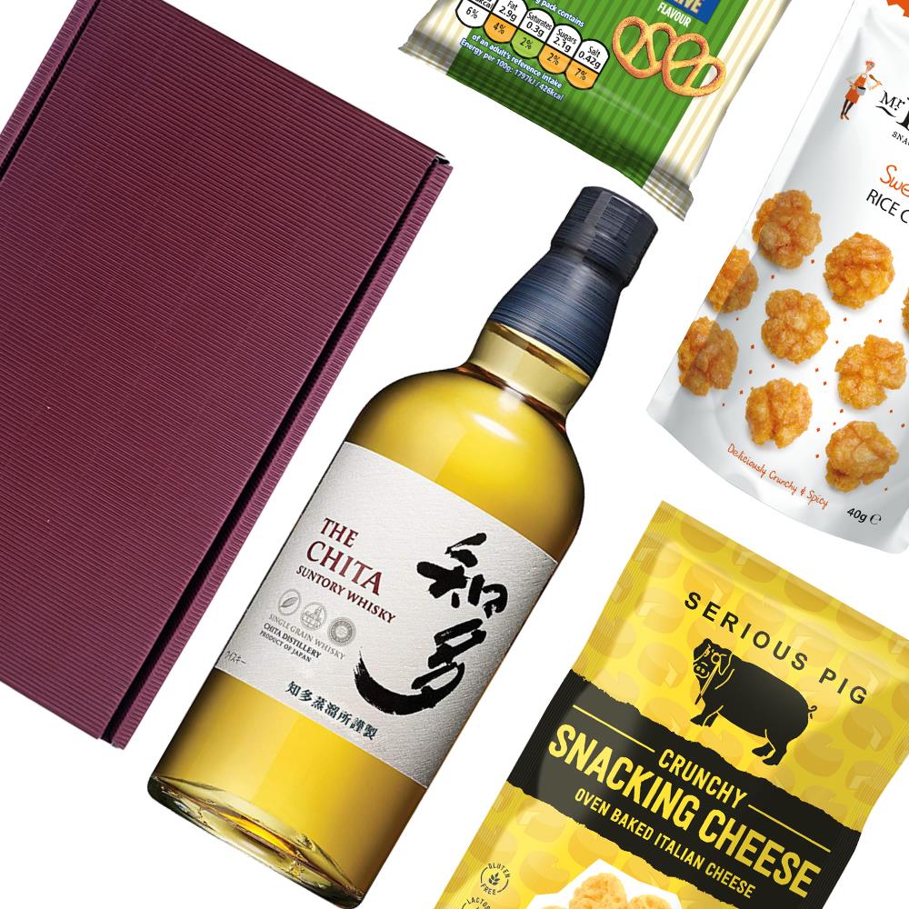 Suntory The Chita Single Grain Japanese Whisky 70cl Nibbles Hamper